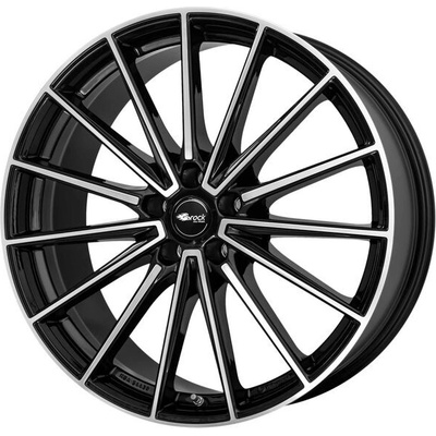 Brock B43 7,5x20 5x114,3 ET45 black polished | Zboží Auto
