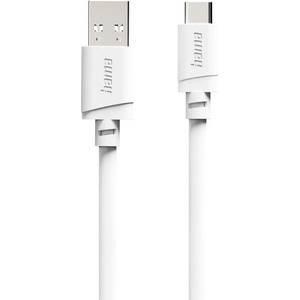 Hama Кабел usb-a - usb-c, 2 м, бял (201813)
