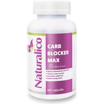 Naturalico Carb Blocker Max, 60 капсули, Naturalico
