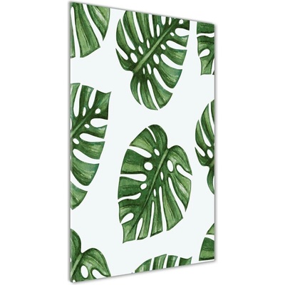 Vertikálny foto obraz fotografie na skle Monstera 50x100 cm
