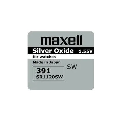 Maxell Бутонна батерия сребърна maxell sr-1120 sw /381/391/ ag8 1.55v (ml-bs-sr-1120-sw)