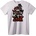 NOONEBRAND Тениска Гийк с Mario и Bowser - 2XL, White
