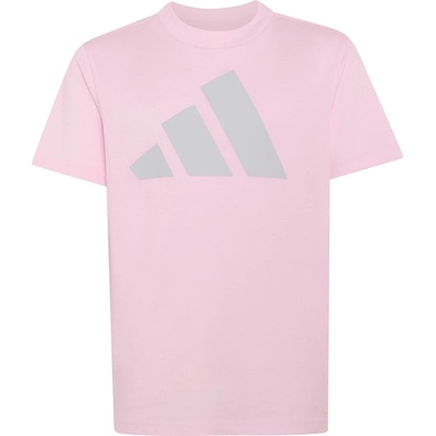 Детска тениска adidas Kid's Essentials Big Logo T-Shirt - Clear Pink / LGH Solid Grey - размер 140 (EU) (704-6483-0112)