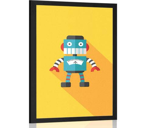 Plagát veselý robot