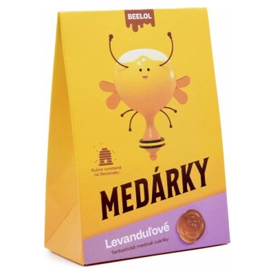 Beelol Medové cukríky levanduľové 70 g