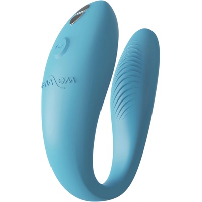 WE-VIBE Sync Go - интелигентен, акумулаторен двойков вибратор (тюркоаз)