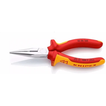 KNIPEX Клещи "плоскоустни" прави VDE 1000V, Knipex, 160 мм (EDE 4003773033806)