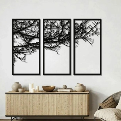 Karls DESIGN Drevený strom života na stenu - Konár - 80x119
