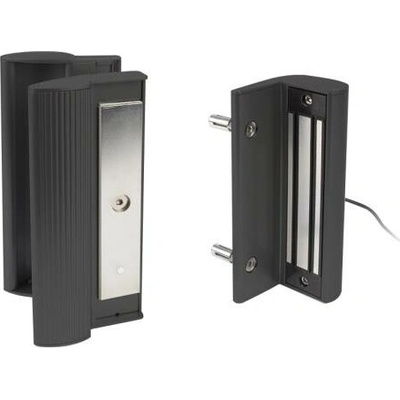 LOCINOX MAG 3000 C - prídržný elektromagnet s integrovaným madlom, pre krídlové bránky, čierny