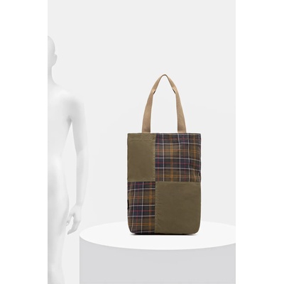 Barbour Чанта Barbour Barbour Transport Patchwork Tote Bag в зелено UBA0741 (UBA0741)