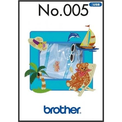 Vyšívací vzory USB5 letní motivy