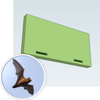 Bat-Man Maxi-B Búdka pre netopiere polystyrén dvojkomorová B2MAXP BM