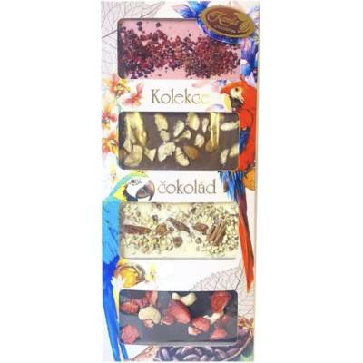 Kamila Chocolates Kolekcia čokolád s posypom 4 x 50 g