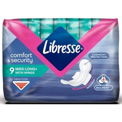 Libresse Превръзки с крилца Libresse - Maxi Long, 9 броя