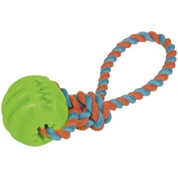 Image 1 of NOBBY Играчка tpr топка с памучно въже 28 см / ф 7 см nobby Германия 60008