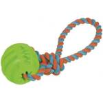 NOBBY Играчка tpr топка с памучно въже 28 см / ф 7 см nobby Германия 60008