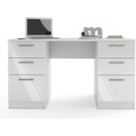 Bogdan Furniture I Бюро Mod 3091, Бял мат/Бял гланц