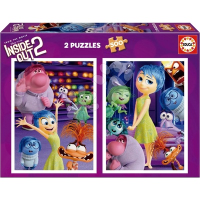 Educa Disney Inside Out 2 2x500 dielov a Fix lepidlo