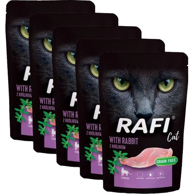 RAFI Cat Sterilised Paté with Rabbit 5 x 100 г