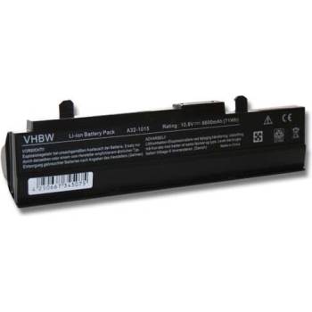 VHBW Батерия за Asus Eee PC 1011 / 1015 / 1016, черна, 6600 mAh (800104132)