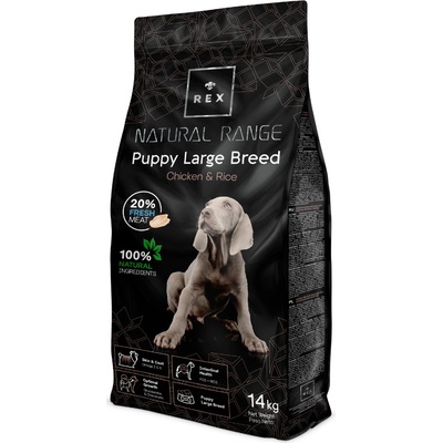 Rex Natural Range Puppy Large Breed Chicken & Rice 14 kg