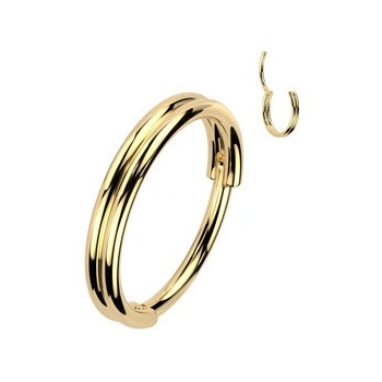 Šperky4U Segment kruh cartilage tragus septum piercing K1046-07