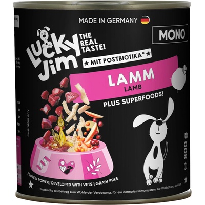 Lucky Jim Mono jehněčí 6 x 800 g