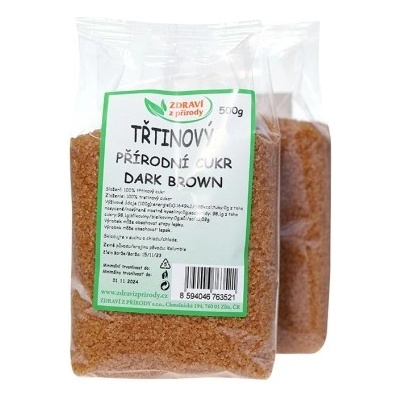 DEMERARA Zdraví z přírody Cukor trstinový tmavý 500 g