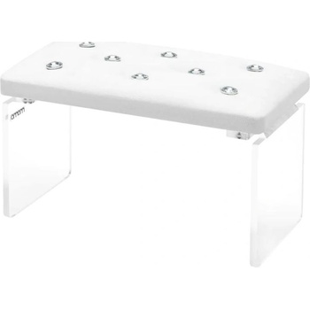 Momo Diamond Velour Stojan na manikúru biely