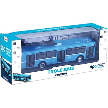 Rappa Kovový trolejbus DPO Ostrava modrý 16 cm