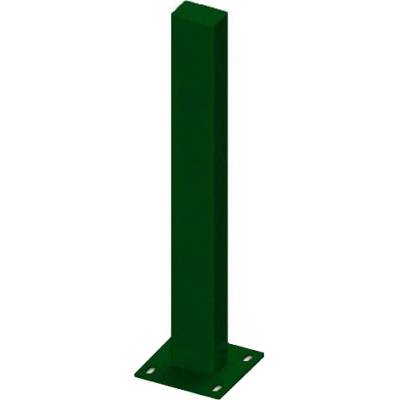 ОГРАДЕН КОЛ С ПЛАНКА 60x40мм H150см RAL 6005 ЗЕЛЕН (17753)