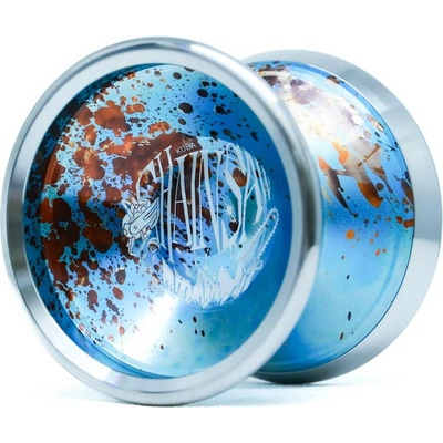 C3yoyodesign Chainsaw Yoyo Modrá Oranžová