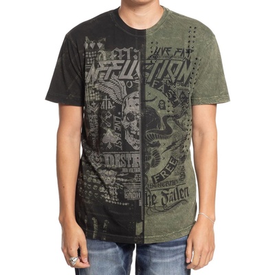 AFFLICTION мъжка тениска affliction - fallen outlaws - a26805-ovlv