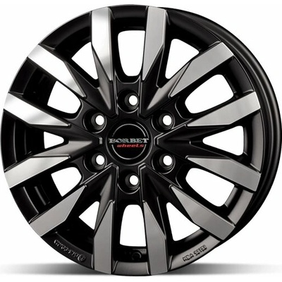 BORBET CW 6 7,5x18 6x114,3 ET40 black polished matt
