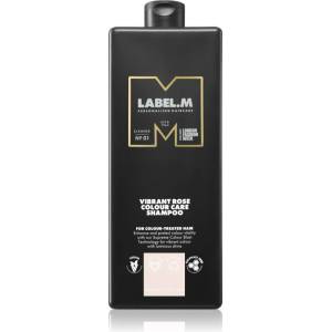 label.m Vibrant Rose Colour Care Shampoo хидратиращ шампоан за боядисана коса и коса с кичури 1000ml