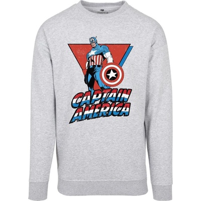 Captain America Crewneck Grey M Риза (313582)