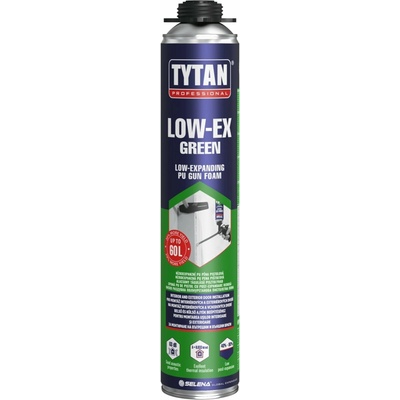 TYTAN NÍZKOEXPANZNÁ PIŠTOĽOVÁ PU PENA LOW-EX GREEN 750 ml