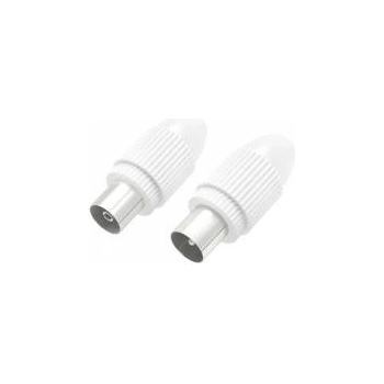 Hama Коаксиален комплект (мъжко/женско) - винт/скоба