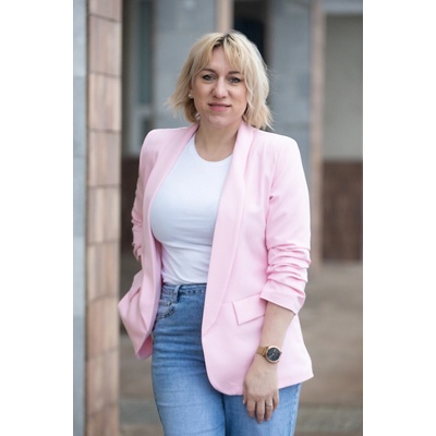 Pružné sako COLOR Bílá – Zboží Mobilmania