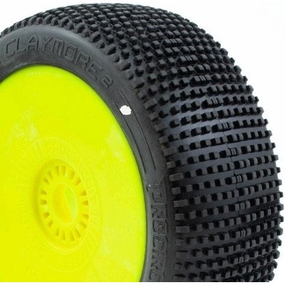 ProCircuit CLAYMORE V2 BUGGY C1 SUPER SOFT nalepené gumy žluté disky 2 ks