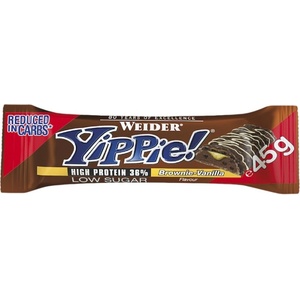 Weider Yippie! Bar 45g [45 грама] Фъстъци и карамел