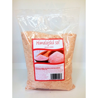 Najtelo Pravá Himalájska Soľ ružová jemne mletá 1 kg