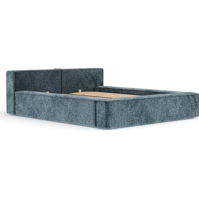 Maison de Reve Сиво-синьо двойно легло 200x200 cm тапицирано с място за съхранение с включена подматрачна рамка Voliera - Maison de Rêve (VOLIERA200_MDR_P0_TCO10_M0_NF_T0_L65)