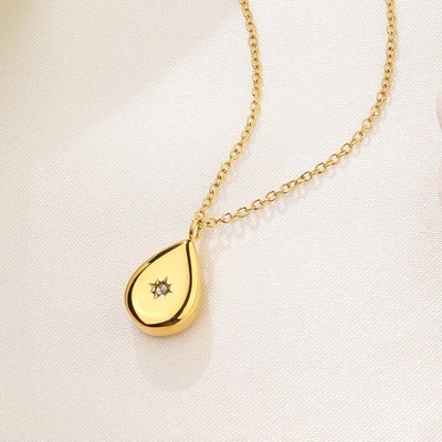 Ornamenti Pozlacený golden drop ORN300026