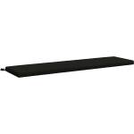 vidaXL Възглавница за пейка SOEST 100% полиестер Черно 150 x 40 x 5 см (948978)