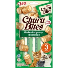 Churu Cat Bites Chicken wraps&Tuna Purée 3 x 10 g