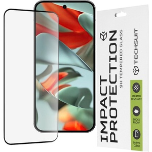 Techsuit Протектор за Google Pixel 9 Pro XL - 111D Full Cover / Full Glue Glass - Черен