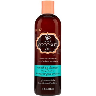 Hask Monoi Coconut Oil šampon pro lesk a hebkost vlasů 355 ml