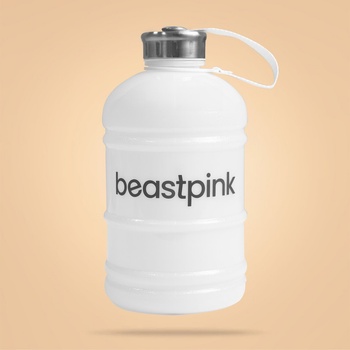 GymBeam BeastPink Бутилка Hydrator 1, 89 l White