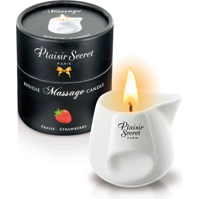 Plaisirs Secrets Massage Candle Strawberry 80 ml